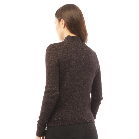 Vero Moda High Neck Sweater Black Melange Size XS - Picture 2 of 8
